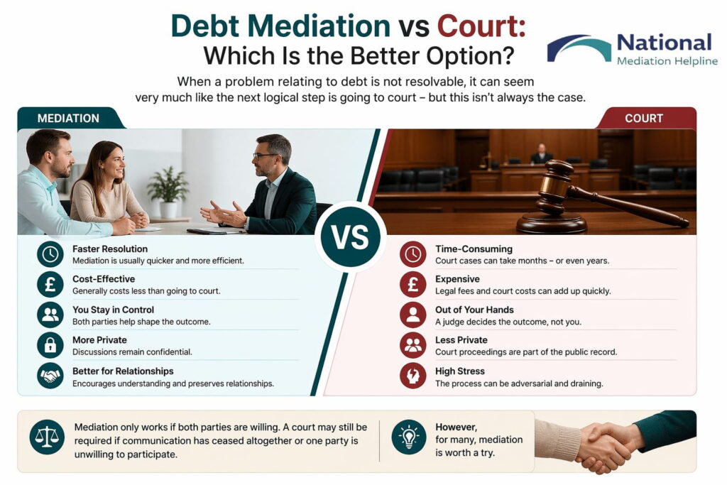 Debt Mediation vs Court: Which Is the Better Option Penzance
