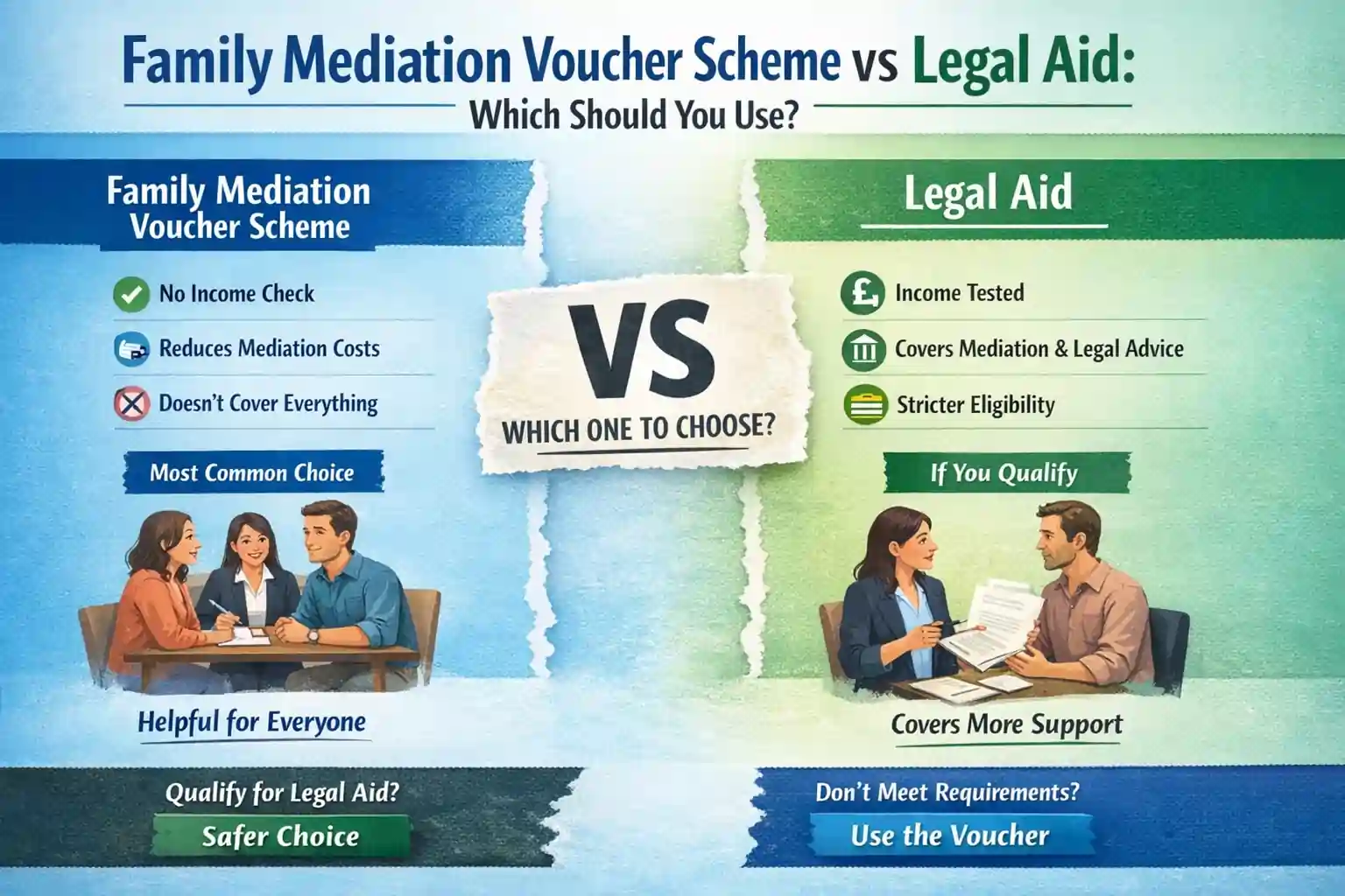 Family Mediation Voucher Scheme vs Legal Aid: Which Should You Use Penzance?