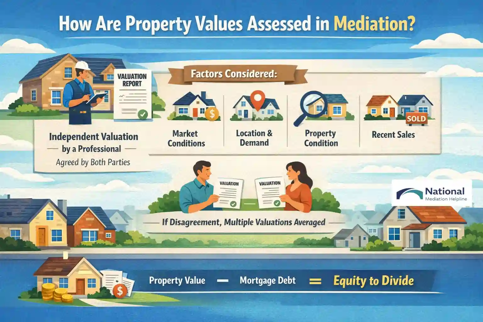 How Are Property Values Assessed in Mediation Penzance?
