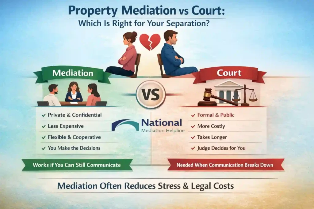 Property Mediation vs Court: Which Is Right for Your Separation Penzance?